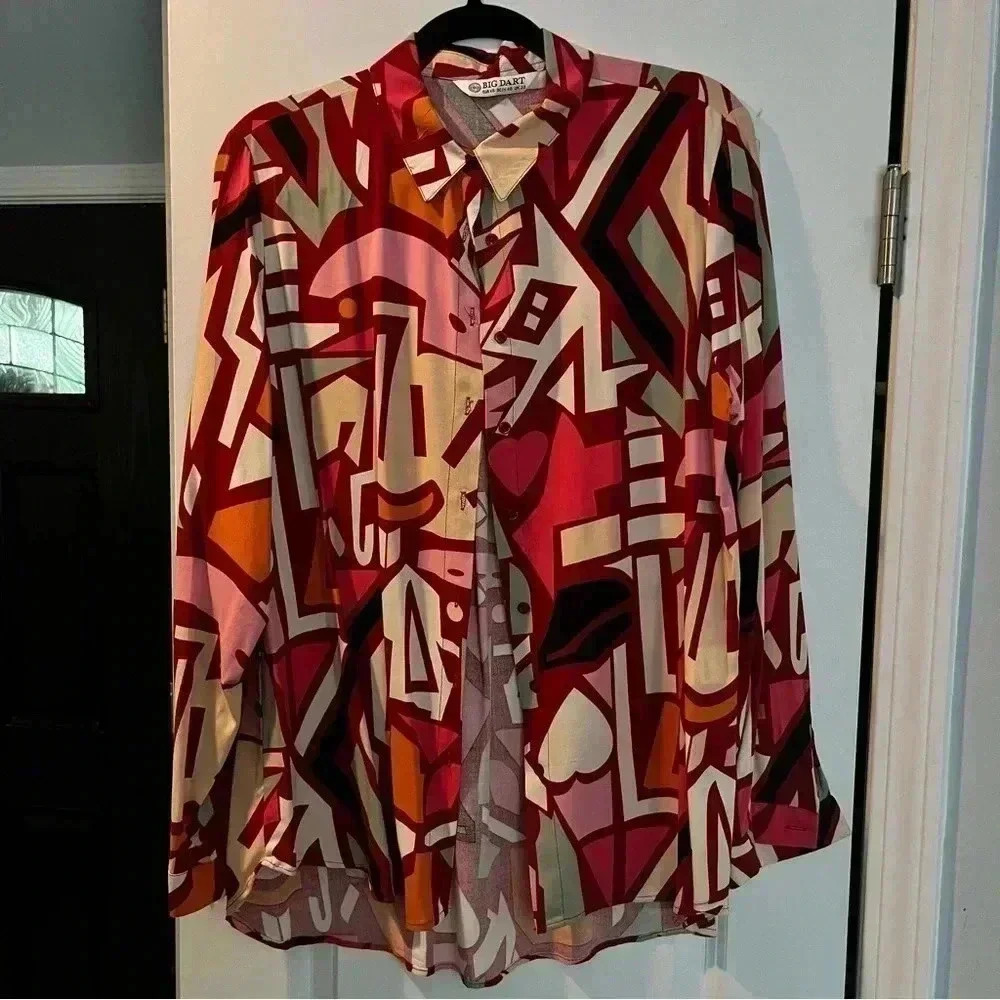 ~Colorful~ Blouse - XL